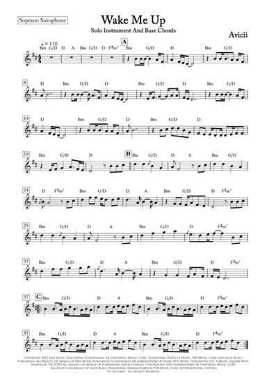 Wake Me Up (arr. ACT Bortolucci)