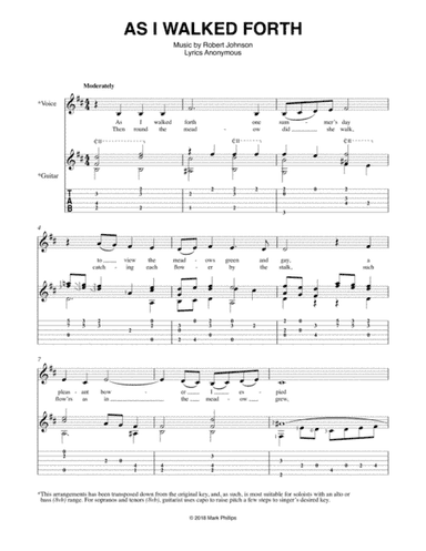 As I Walked Forth (arr. Mark Phillips)