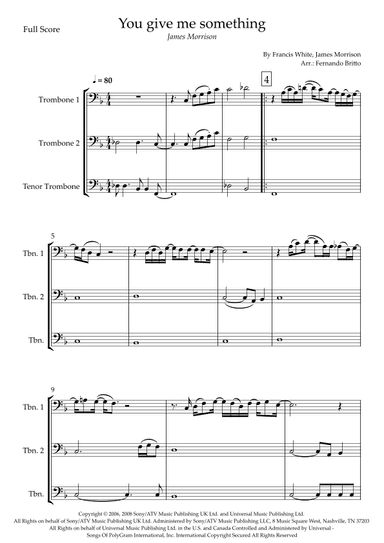 You Give Me Something (arr. Fernando Britto)