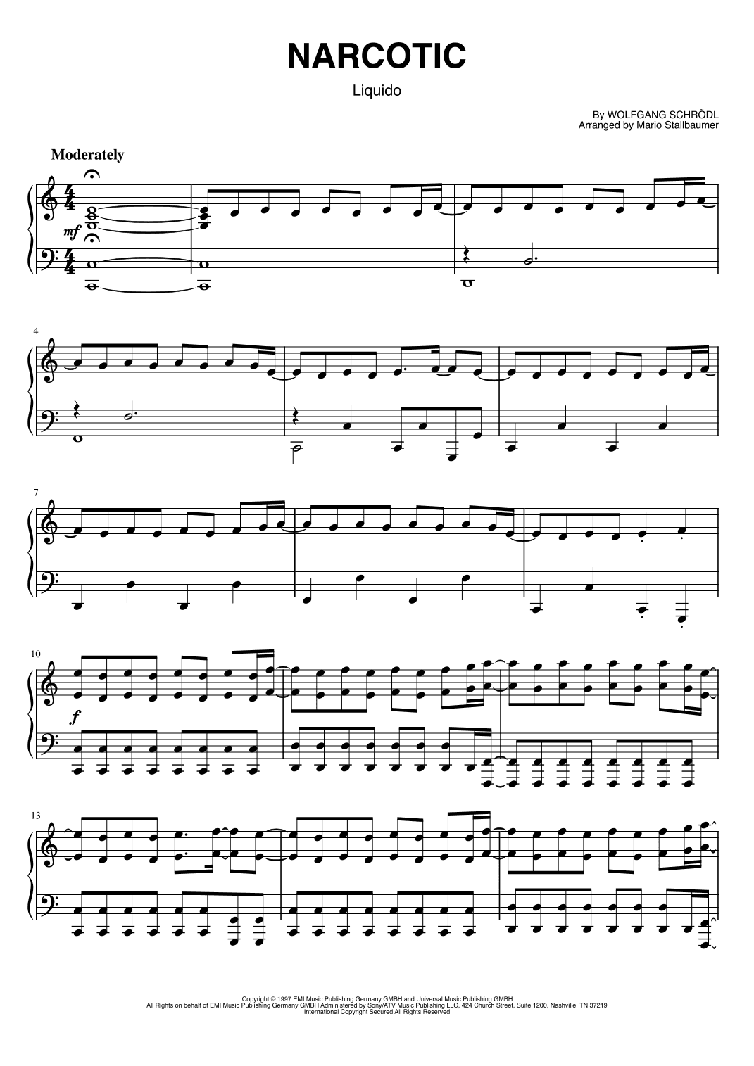 Narcotic (arr. Mario Stallbaumer)
