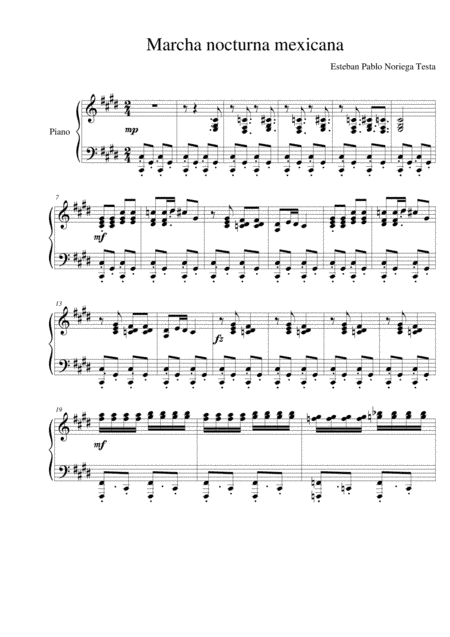 MARCHA NOCTURNA MEXICANA