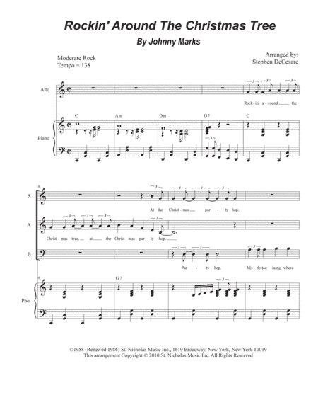 Rockin' Around The Christmas Tree (arr. Stephen DeCesare)