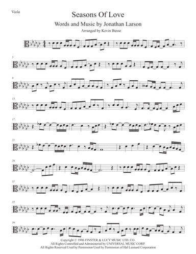 Seasons Of Love (arr. Kevin Busse)