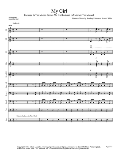 My Girl (arr. Jacob Cantrell)