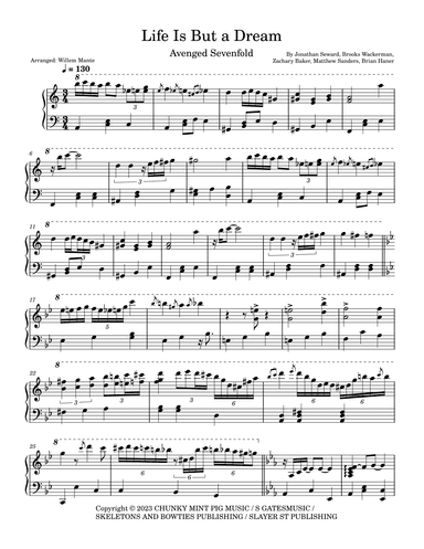 Life Is But A Dream (arr. Willem Mante)