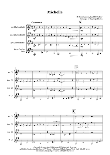 Michelle (arr. Kayleigh Huelin)