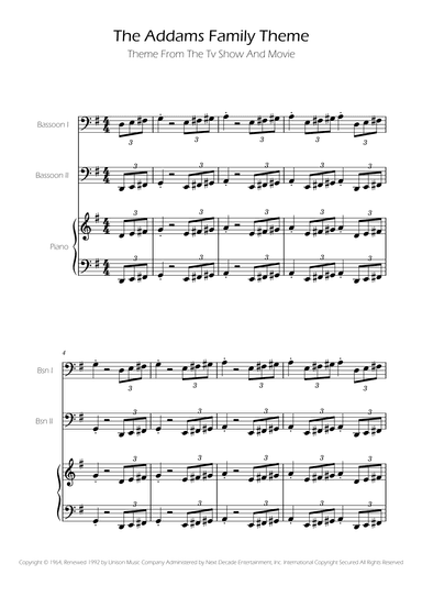 Addams Family Theme (arr. Ygor Nunes)