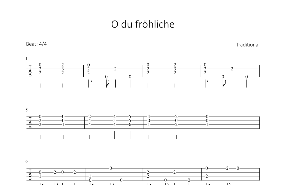 O du fröhliche (arr. Bettina Schipp)