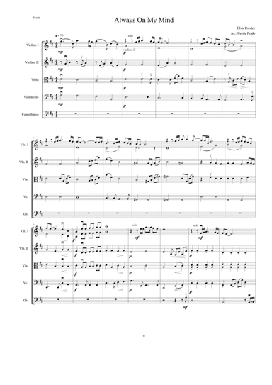 Always On My Mind (arr. Uesile Prado)