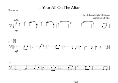 Is Your All On The Altar? (arr. Fabio Britto)