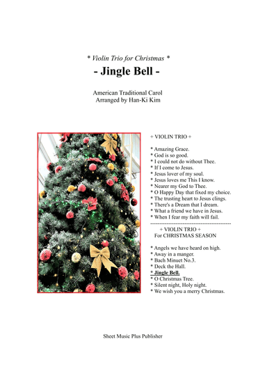 Jingle Bells(For 3 Violins. 2Vn and Va) (arr. Han-Ki Kim)