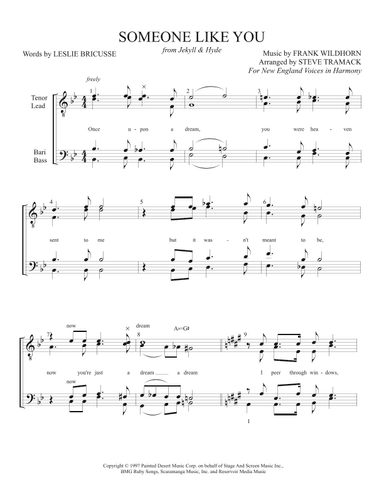Someone Like You (arr. Steve Tramack)