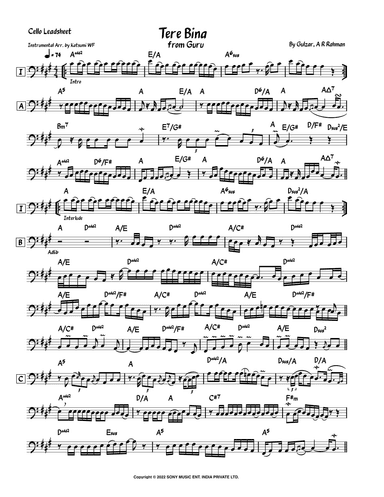 Tere Bina (360 Ra) (arr. Katsumi WF)