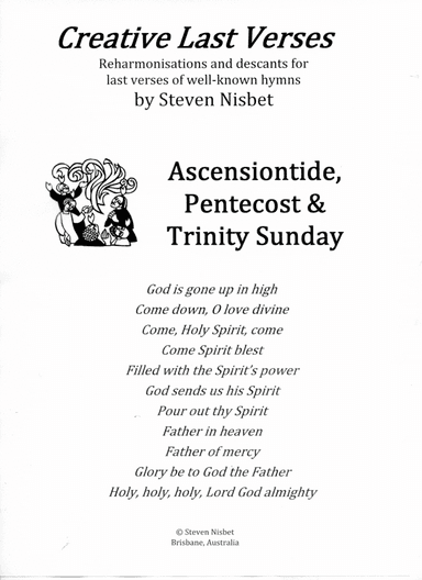 Creative Last Verses Booklet 3 for Ascensiontide, Pentecost & Trinity Sunday