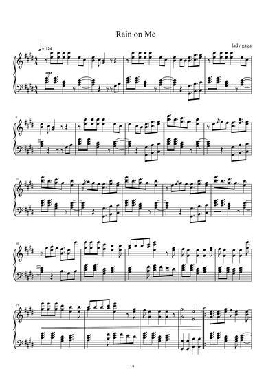 Rain On Me (arr. Lady Gaga)