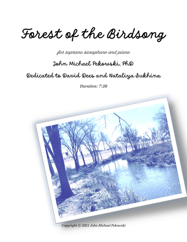 Forest of the Birdsong for Soprano Sax
