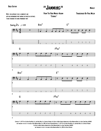 Jamming (arr. Accubass)