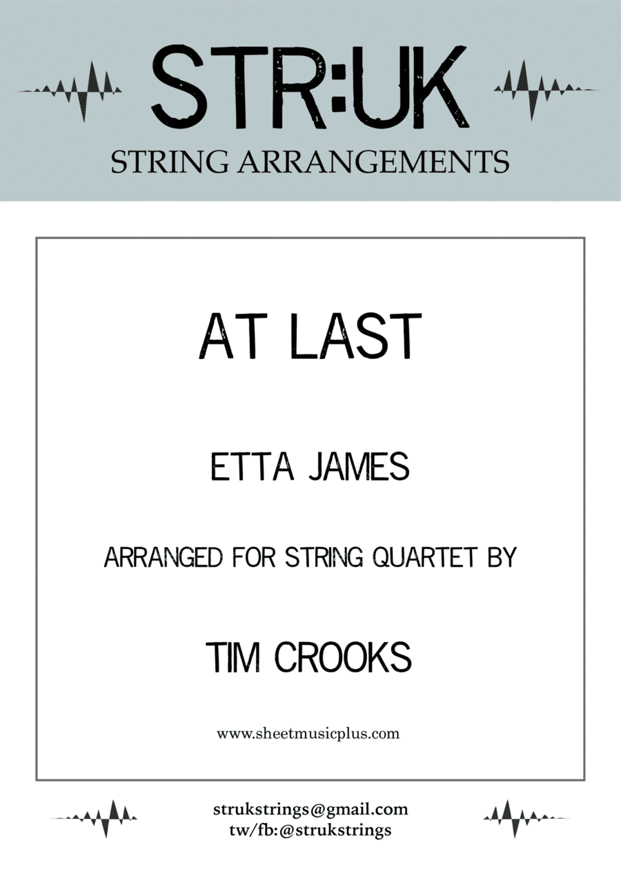 At Last (arr. Tim Crooks)