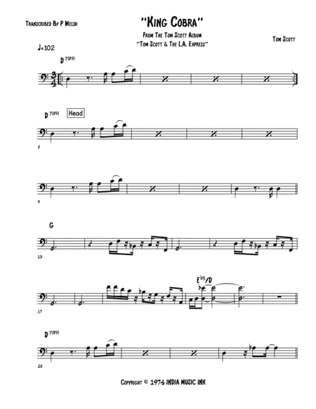 King Cobra (arr. Accubass)