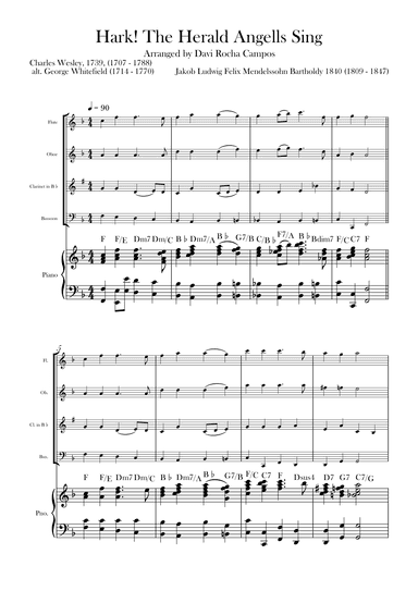 Hark! The Herald Angells Sing (arr. Davi Rocha Campos)