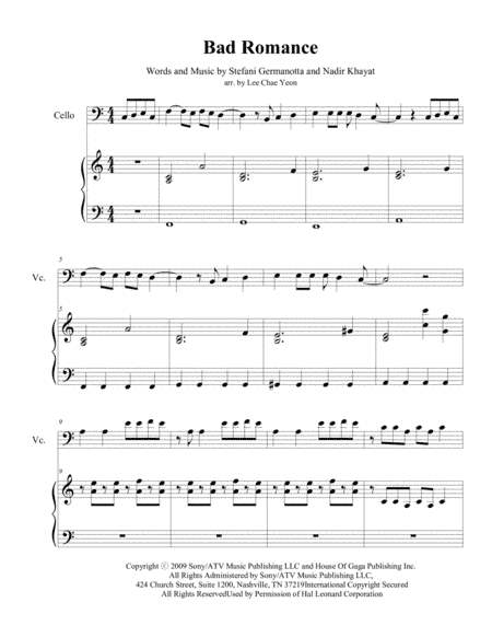 Bad Romance (arr. Happyppo Music)