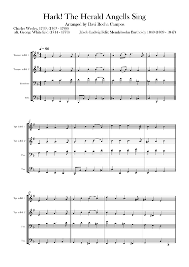 Hark! The Herald Angells Sing (arr. Davi Rocha Campos)