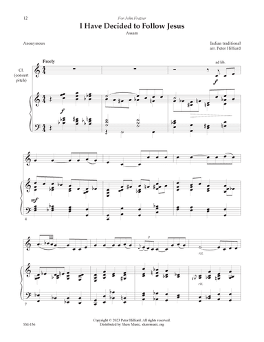 I Have Decided to Follow Jesus (arr. Peter Hilliard)