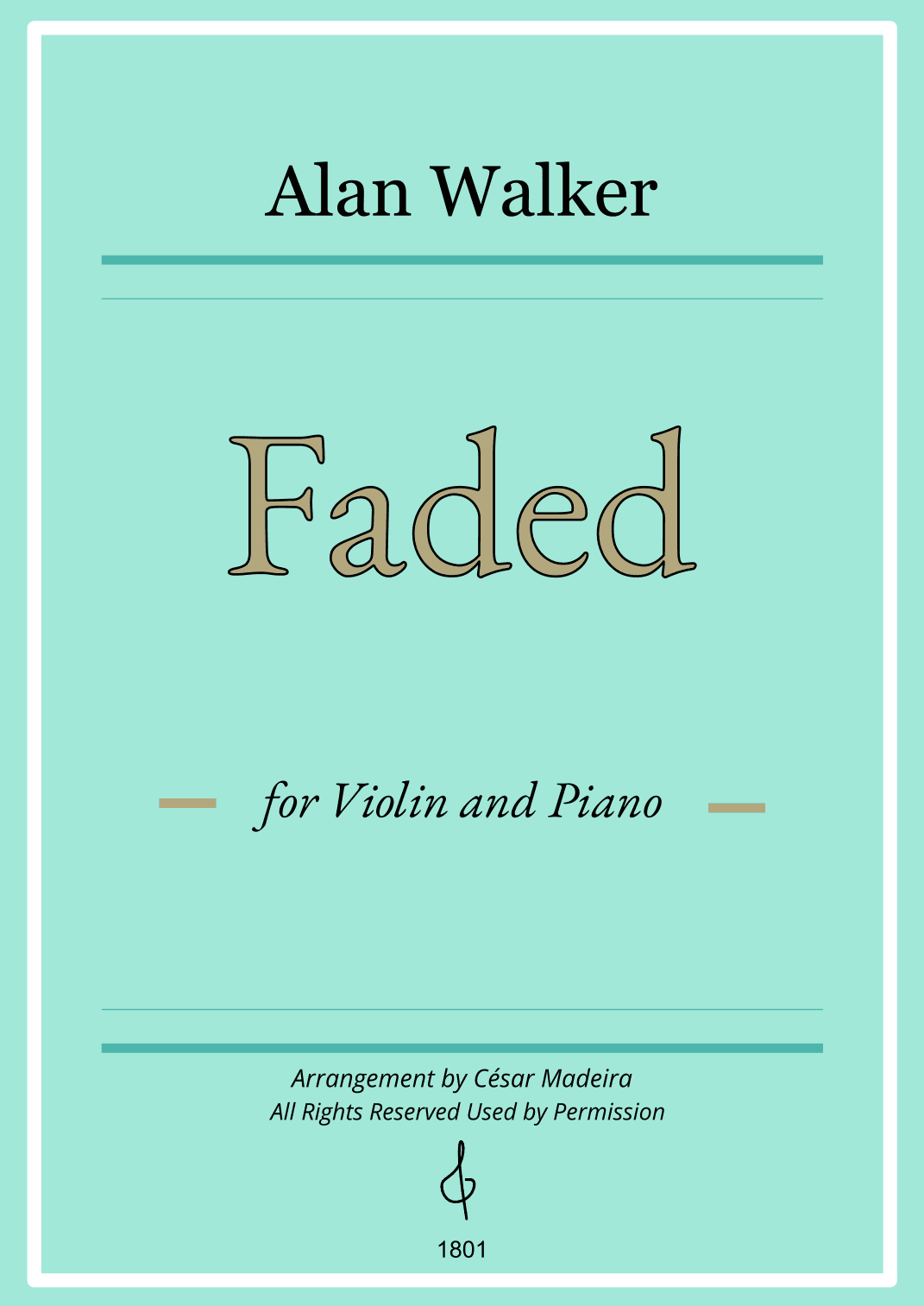 Faded (arr. César Madeira)