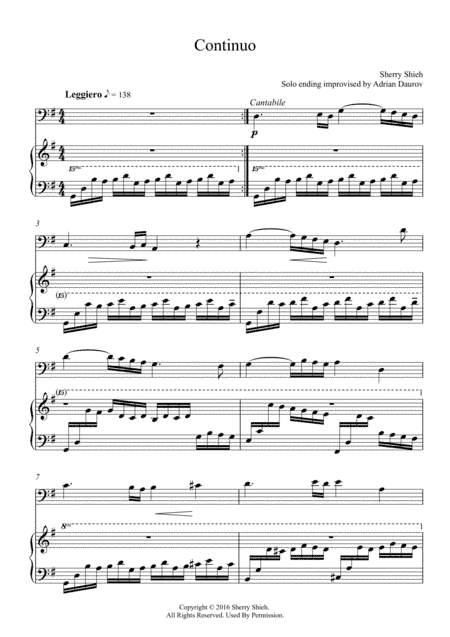 Continuo, Original Music by Sherry Shieh