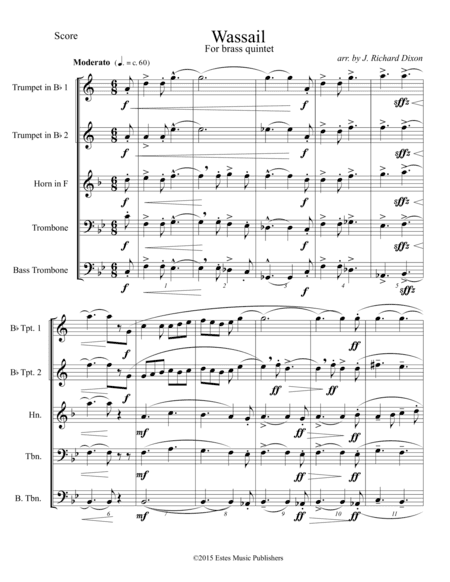 Wassail (arr. J. Richard Dixon)