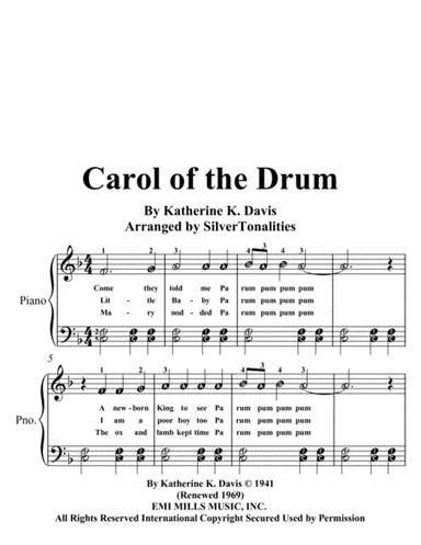 Carol Of The Drum (arr. SilverTonalities)