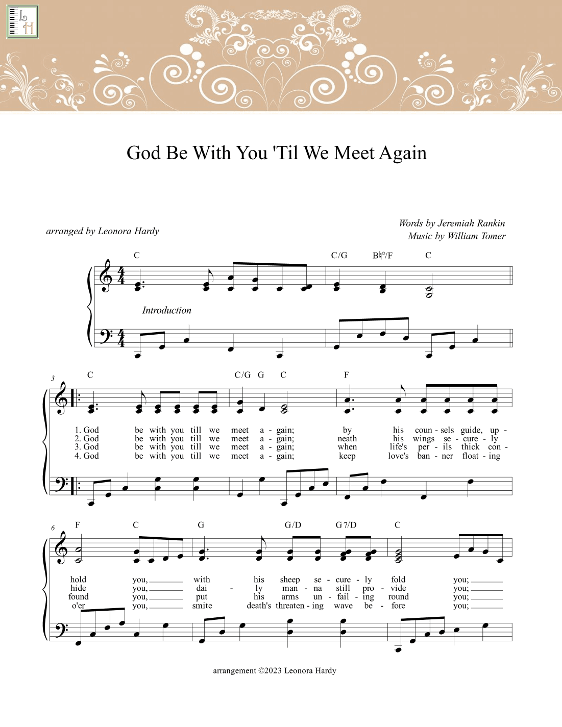 God Be With You Til We Meet Again (arr. Leonora Hardy)