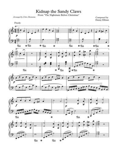 Kidnap the Sandy Claws (arr. Chris Montante)