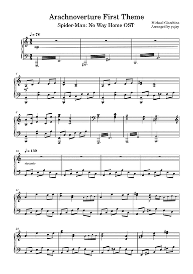 Arachnoverture (arr. yujay)