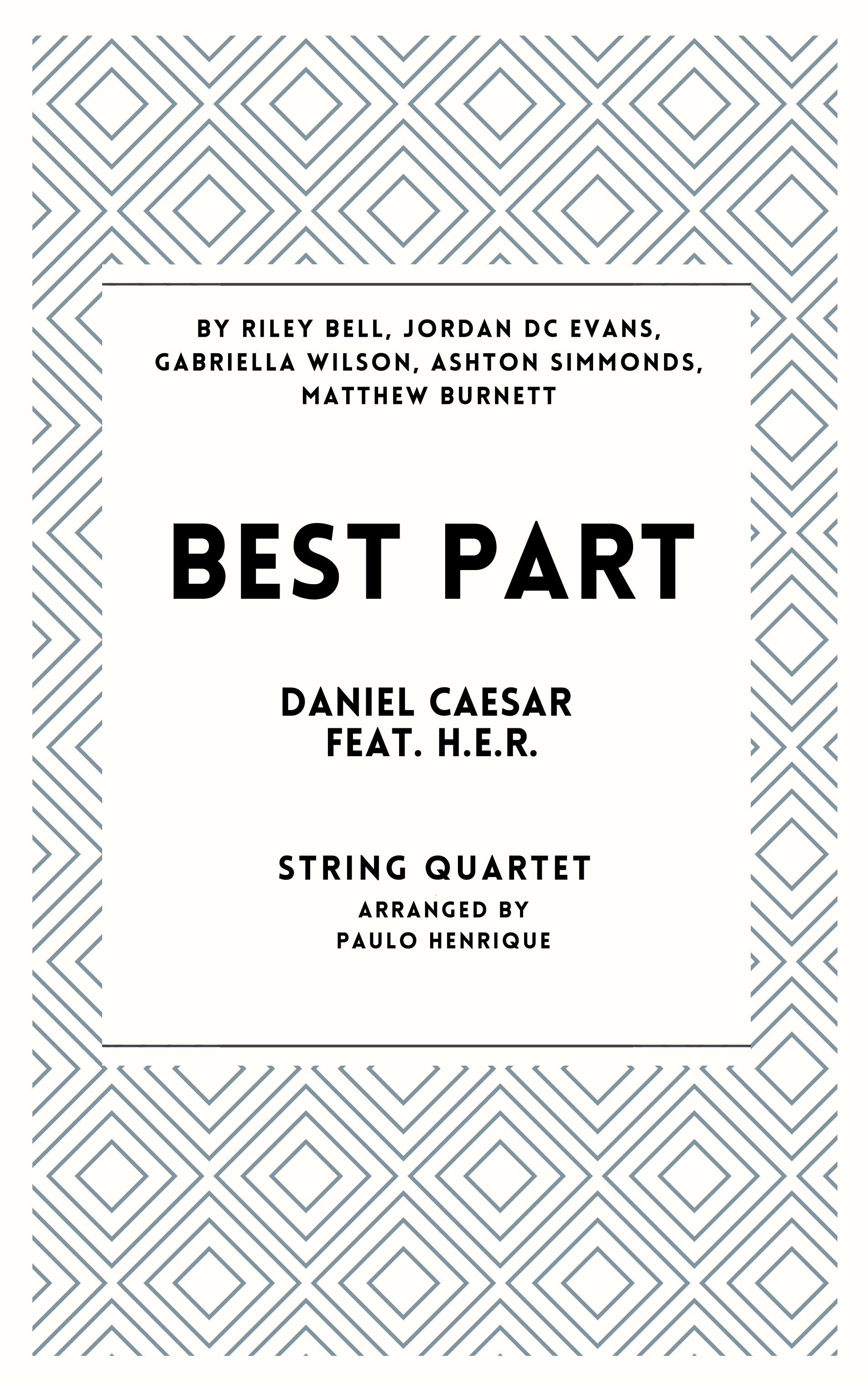 Best Part (arr. Paulo Henrique)