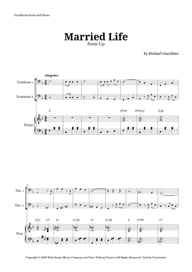 Married Life (arr. Langanho)