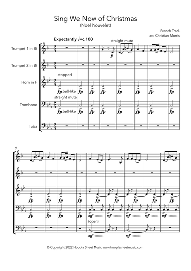 Sing We Now of Christmas (Noël Nouvelet) (arr. Christian Morris)