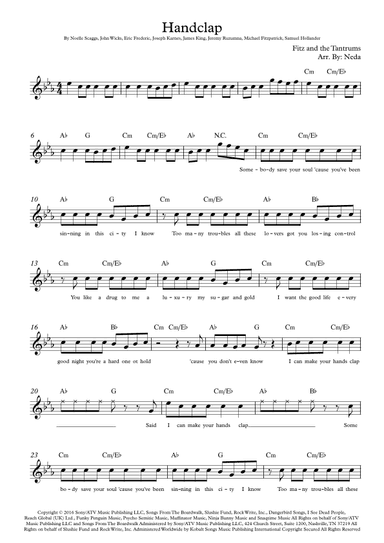 Handclap (arr. Arr. Neda)