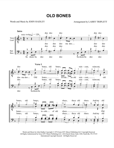 Old Bones (arr. Larry Triplett)