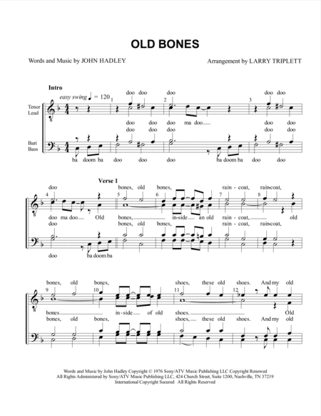 Old Bones (arr. Larry Triplett)