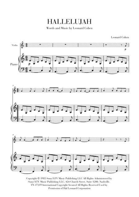Hallelujah (arr. Cadenza Editions)
