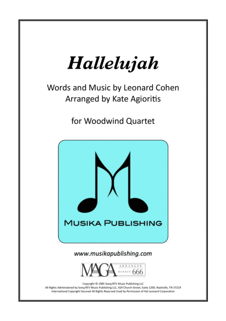 Hallelujah (arr. Kate Agioritis)