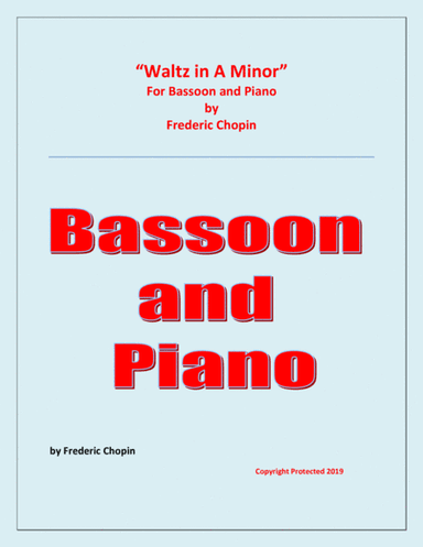 Waltz in A Minor (Chopin) - Bassoon and Piano - Chamber music (arr. Raymond Fenech)