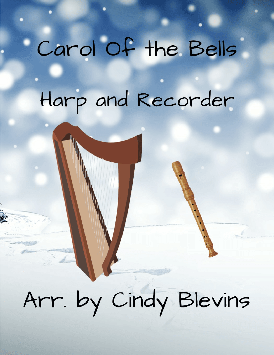 Carol Of the Bells, Harp and Recorder (arr. Cindy Blevins)