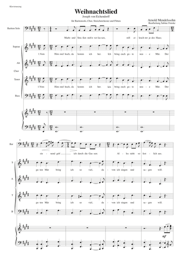 Weihnachtslied (arr. Sabine Fenske)