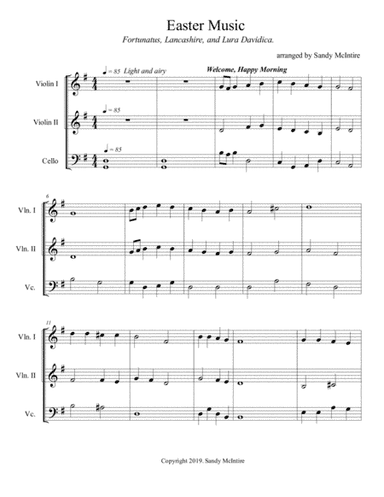 Easter Music Trio (arr. Sandy McIntire)