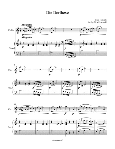 Die Dorfhexe (arr. Nick Lacanski)