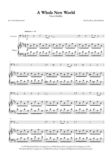 A Whole New World (arr. Tom Drummond)