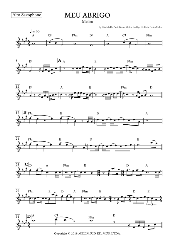 Meu Abrigo (arr. César Bortolucci)