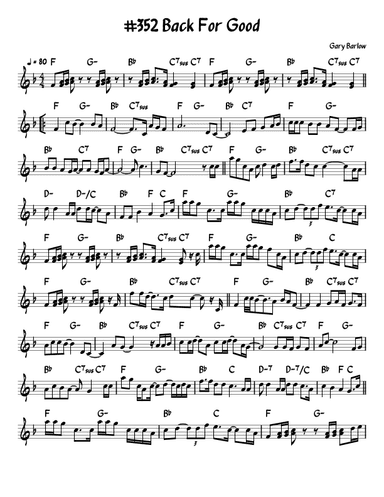 Back For Good (arr. John Fries)
